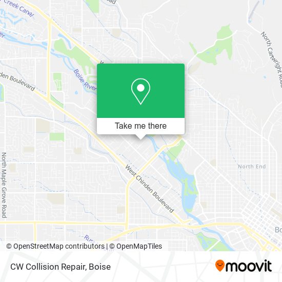 Mapa de CW Collision Repair