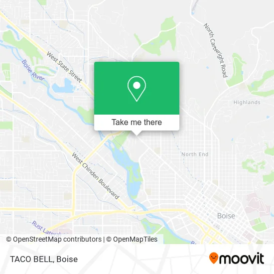 Mapa de TACO BELL