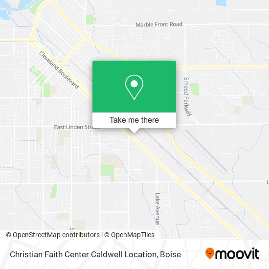 Mapa de Christian Faith Center Caldwell Location
