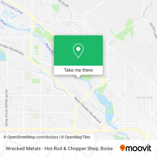 Wrecked Metals - Hot Rod & Chopper Shop map