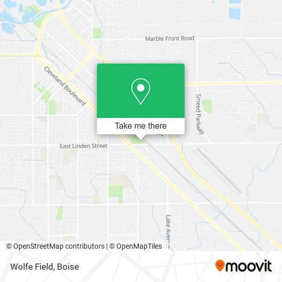 Wolfe Field map