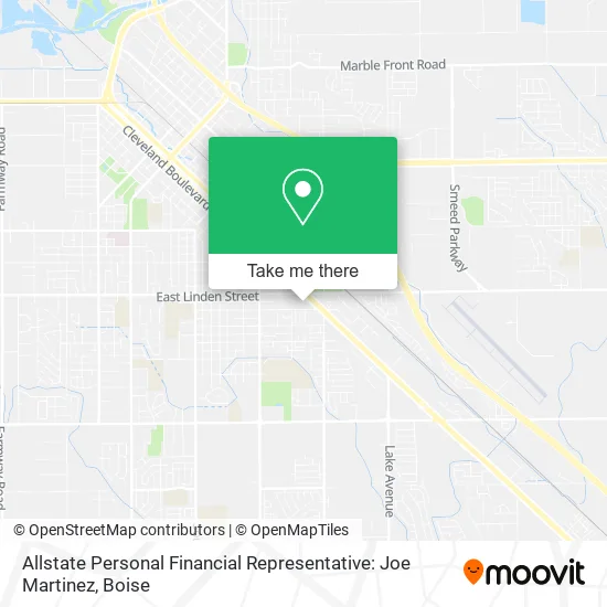Mapa de Allstate Personal Financial Representative: Joe Martinez
