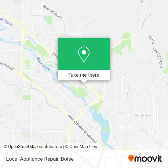 Local Appliance Repair map