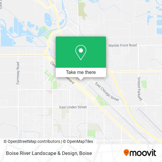 Boise River Landscape & Design map