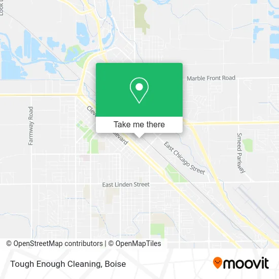 Tough Enough Cleaning map