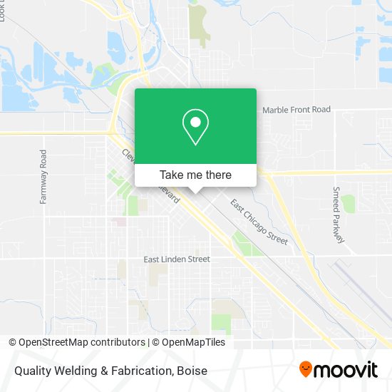 Quality Welding & Fabrication map