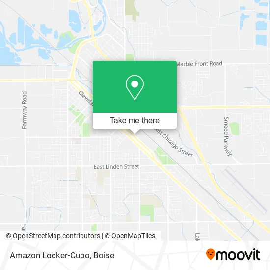 Amazon Locker-Cubo map