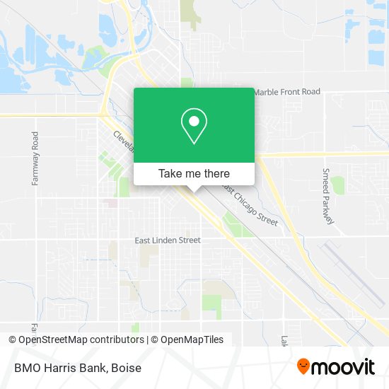 BMO Harris Bank map