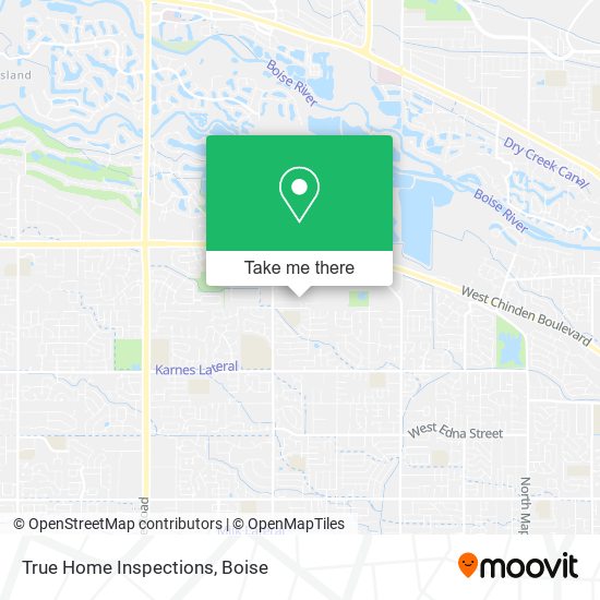 True Home Inspections map