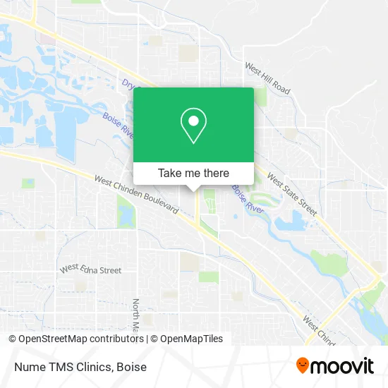 Nume TMS Clinics map