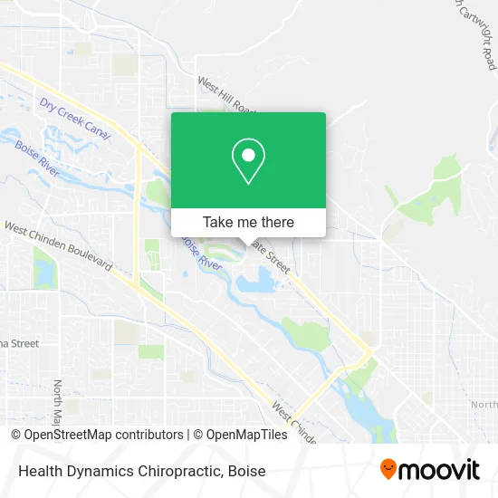 Health Dynamics Chiropractic map