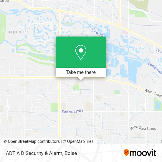 ADT A D Security & Alarm map