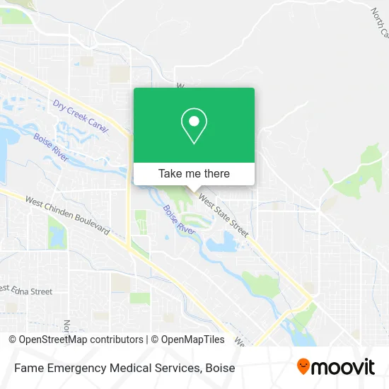 Fame Emergency Medical Services map