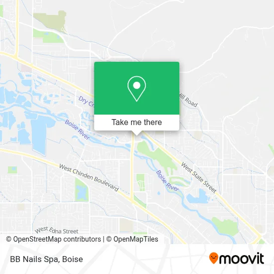 BB Nails Spa map