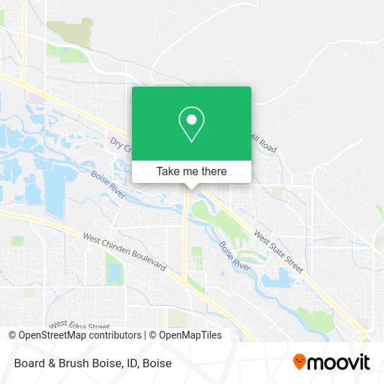 Board & Brush Boise, ID map