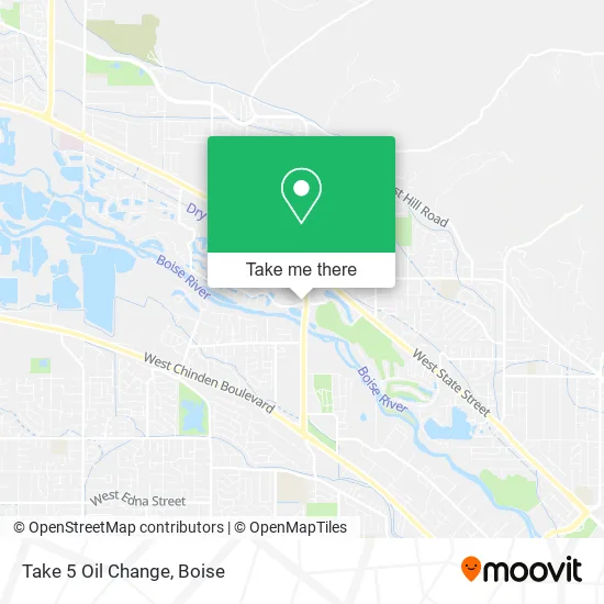 Take 5 Oil Change map