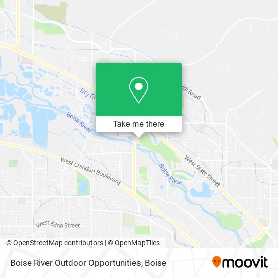 Mapa de Boise River Outdoor Opportunities