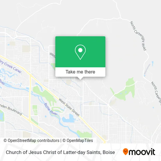 Mapa de Church of Jesus Christ of Latter-day Saints