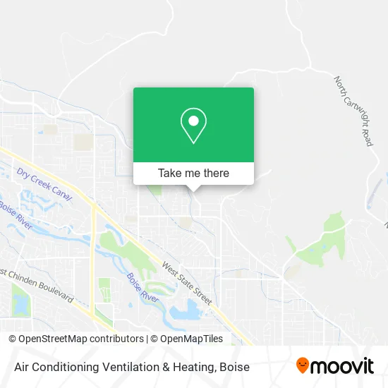 Air Conditioning Ventilation & Heating map