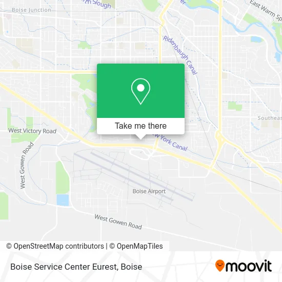 Boise Service Center Eurest map