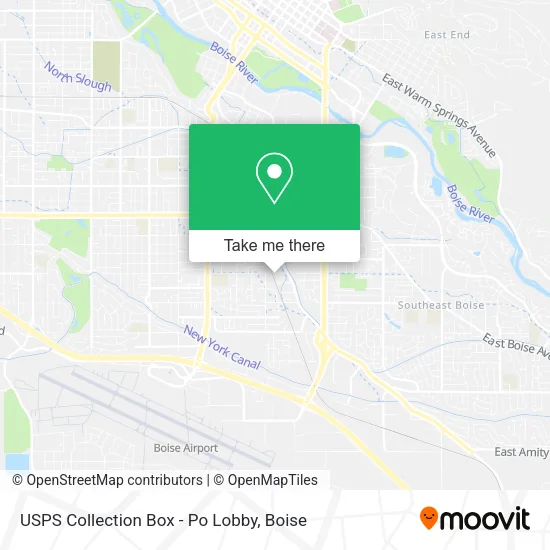 USPS Collection Box - Po Lobby map