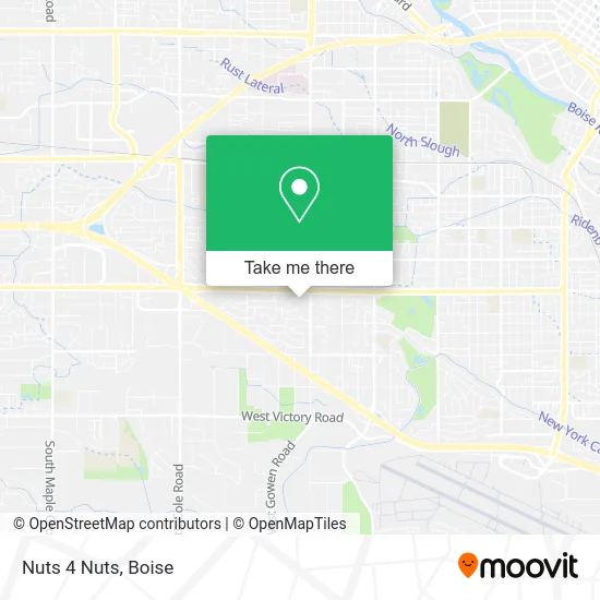 Mapa de Nuts 4 Nuts