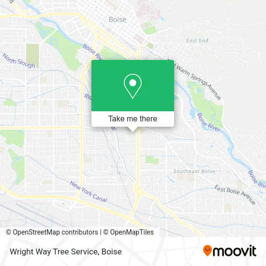 Wright Way Tree Service map