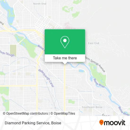 Diamond Parking Service map