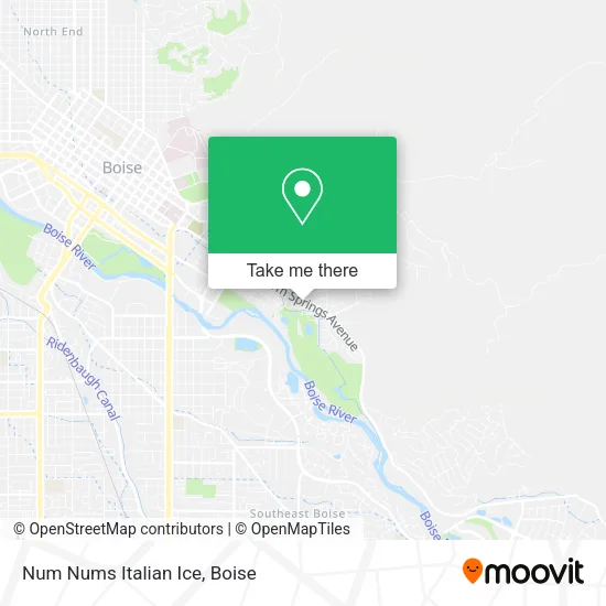 Num Nums Italian Ice map