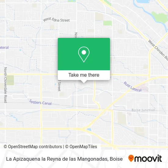 La Apizaquena la Reyna de las Mangonadas map