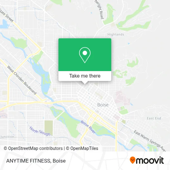 ANYTIME FITNESS map