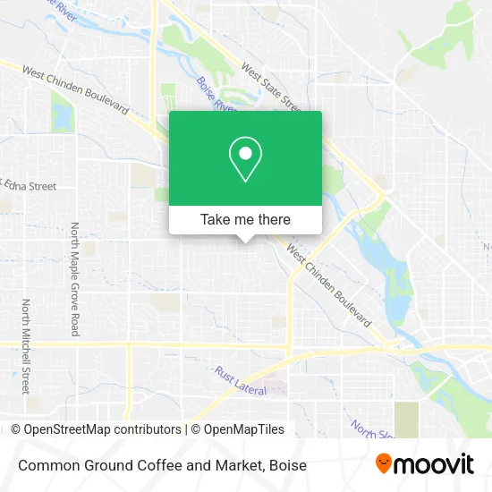 Mapa de Common Ground Coffee and Market