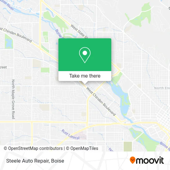 Mapa de Steele Auto Repair