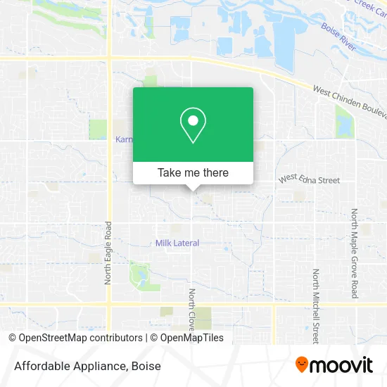 Affordable Appliance map