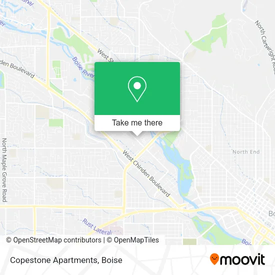 Copestone Apartments map