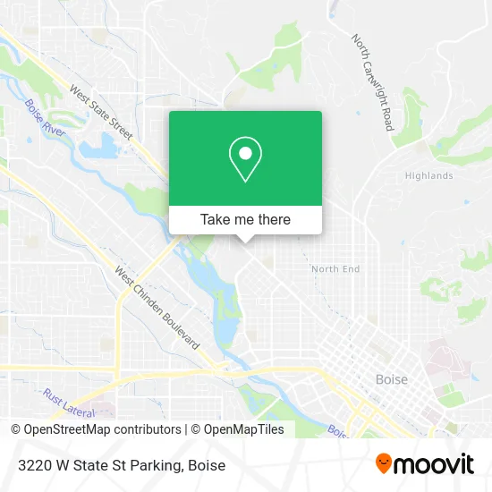 Mapa de 3220 W State St Parking