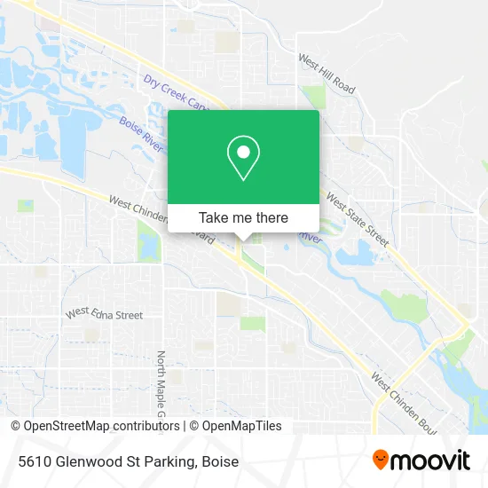 5610 Glenwood St Parking map