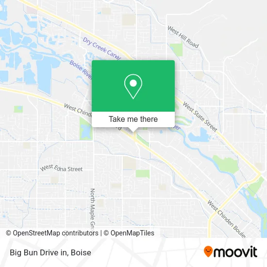 Big Bun Drive in map