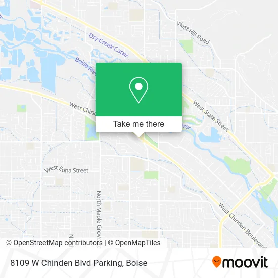 8109 W Chinden Blvd Parking map