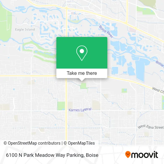 6100 N Park Meadow Way Parking map
