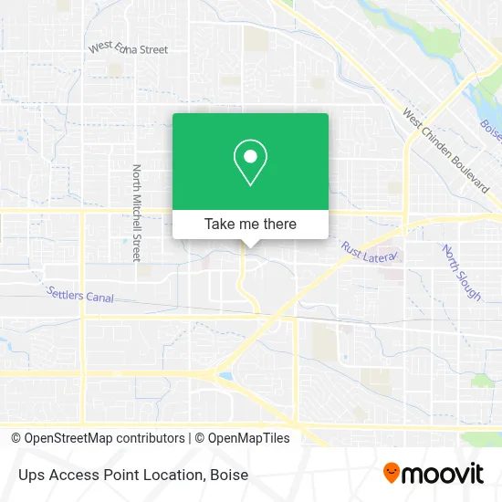 Ups Access Point Location map