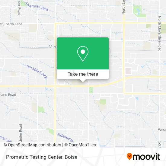 Prometric Testing Center map