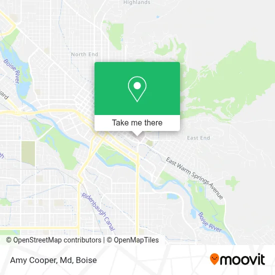 Amy Cooper, Md map