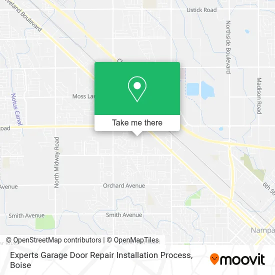 Experts Garage Door Repair Installation Process map