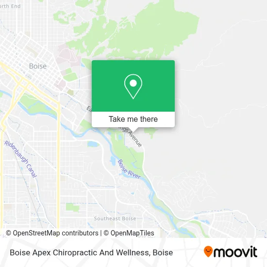 Boise Apex Chiropractic And Wellness map