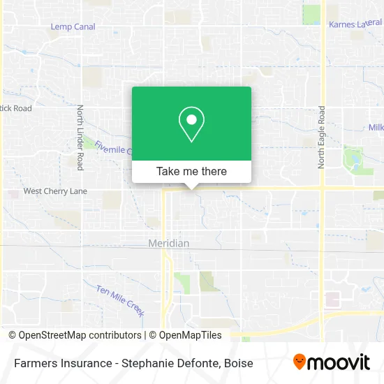 Farmers Insurance - Stephanie Defonte map