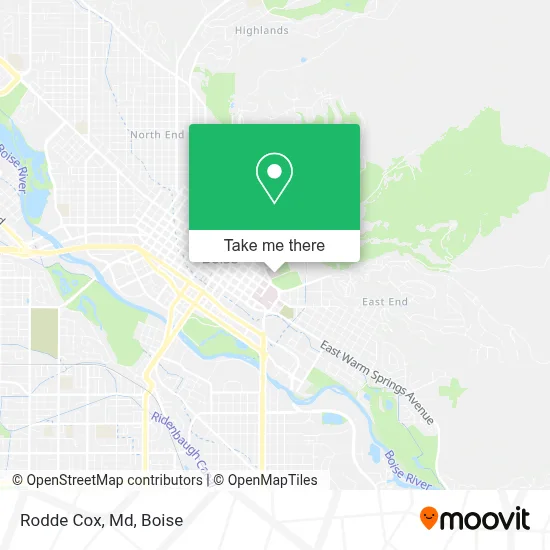 Rodde Cox, Md map