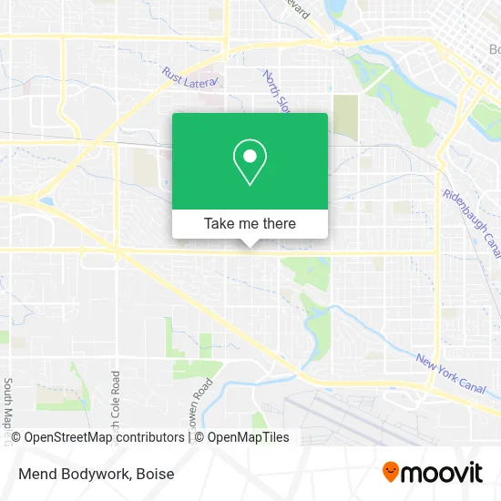 Mend Bodywork map
