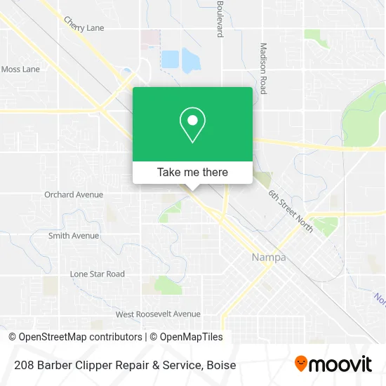 208 Barber Clipper Repair & Service map