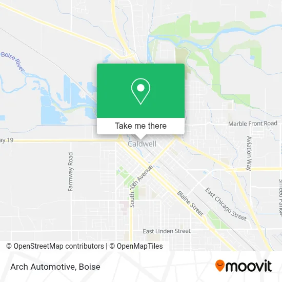 Arch Automotive map
